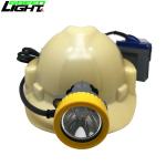 Waterproof IP67 Rechargeable Mining Cap Lamps 1.67W 420g 15000lux