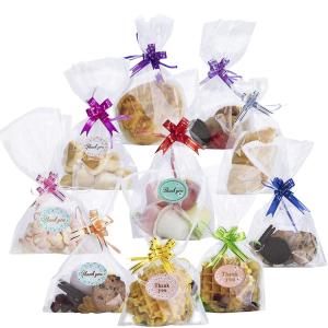Wholesale 25x16cm Party Favor Flat OPP Poly Packaging Bag With Ribbons Bows from china suppliers