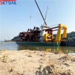 Rexroth Hydraulic Spud Cutter Suction River Sand Dredger for Full Payment and