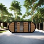 Customized Color Rapid Construction Container Activity Houses with Wall 50mm