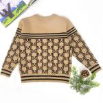 Knitted Cotton letter stripe pattern Ribbed hem Baby Boy kids Wear Pullover