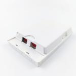 FTTH Applications 2 Cores Plastic Fiber Optic Faceplate Socket Panel 131*84*24