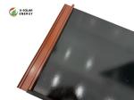 90 Watt BIPV Roof Tiles Flat Solar Panel Roof Shingles Optimum Operation Voltage
