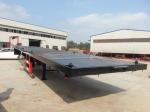 13m Steel Flatbed Container Trailer with lock for steel pump or coontainer