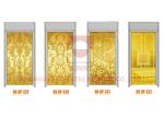 Mirror / Hairline / Etched Elevator Door Plates Panel Elevator Parts For
