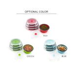 Odorless 350ml 500ml Silicone Foldable Lunch Box Set Of 4