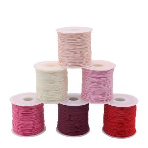 Wholesale Singal Color Nylon Knot Braided String Bracelet Cord for Beading and Accessories from china suppliers