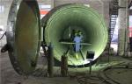 Chemical Concrete Autoclave with PLC control and hydraulic pressure door