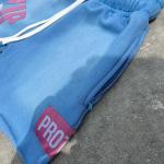 Custom Puff Print Logo Acid Wash Shorts Cotton Fleece Zipper Pockets Sweat