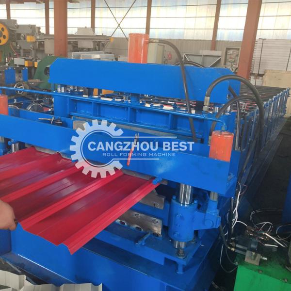 2 Layer Metal Corrugated Steel Sheet Roll Forming Machine , Roofing Sheet Making
