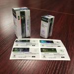 Test Propionate Injection Medication Glass Vial Labels 25x60mm Laser Hologram