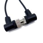 90 Degree Right Angle Custom Waterproof Cables M12 4 Pin Connector Male Female