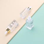 Wholesale Cosmetic Packaging Skin Care 50ml Glass Dropper square Bottles Glass