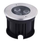 3W 100mm Diameter LED Underground Lights For Pond Pool