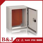 Black Plastic Lock IP Rated Metal Enclosures Epoxy Polyester Coating Paint