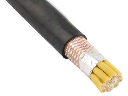 30 Cores Al - Foil Screen PVC Sheathed Industrial Control Cables , Copper Wire