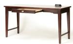 Simple design competitive price dark finish Wooden writing desk with one drawer