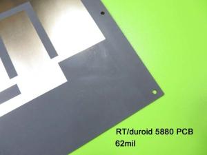 Wholesale Rogers RT/Duroid 5880 62mil 1.575mm High Frequency PCB for Commercial Aireline Broadband Antennas from china suppliers