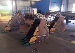 800mm Widthskid Steer Rock Bucket , Excavator Tilt Bucket Multi Function