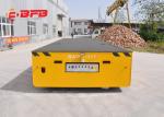 20T Warehoue Trolley Platform Trackless Transfer Cart On Cement Floor