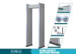 LED screen Archway metal detector scanner / Intelligent alarm door metal