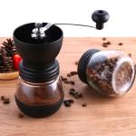 OEM Manual Coffee Mills Hand Crank Coffee Grinder With Seal Pot Coffee Tea