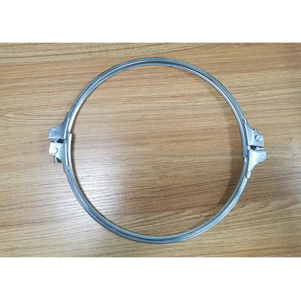 250mm Galvanized Conduit Clamps Quick Connect Pull Ring With Sealant