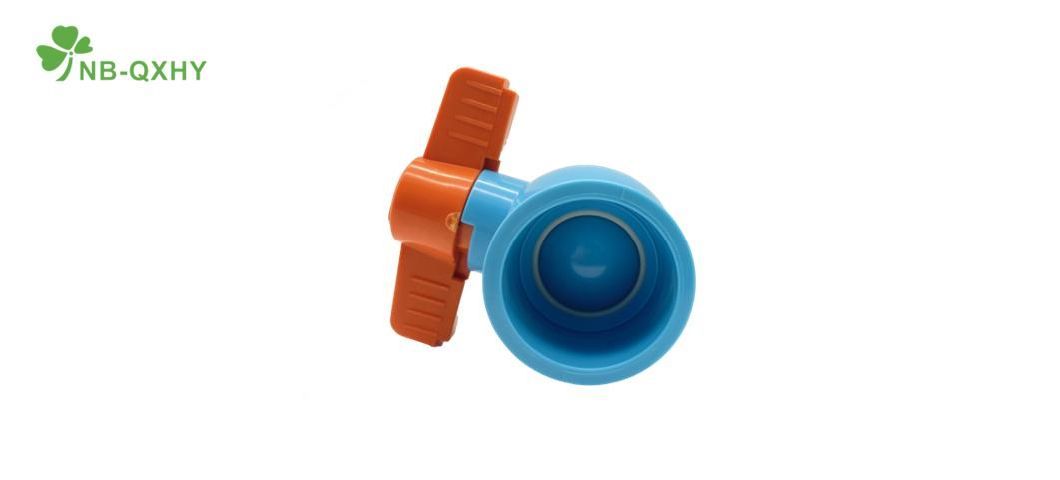 Nb-Qxhy PVC Socket Only 1/2&quot;-4&quot; Spigot Ball Valve with Indian Market