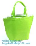 Insulation Large meal package Clear lunch Cooler Bag cold storage take-away bag