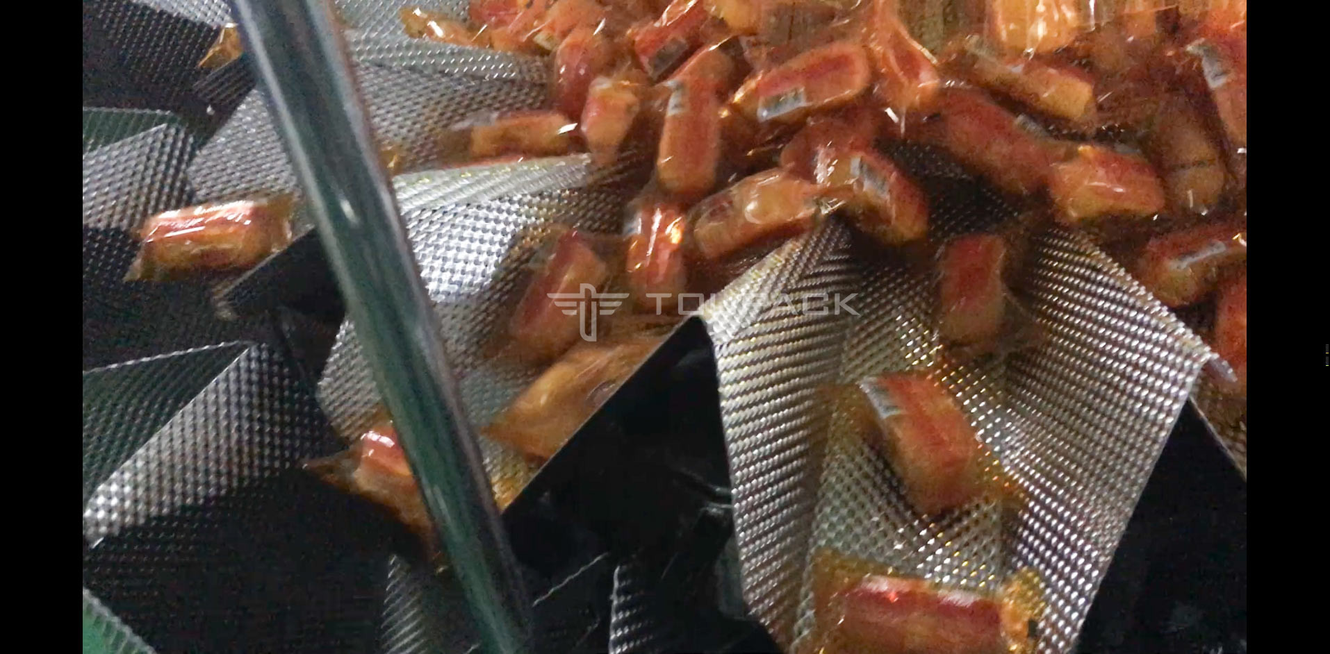 Dimple Plate Hopper Vertical Multihead Weigher Bagged Bread Secondary Packaging Machine