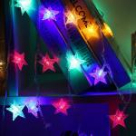 LED Fairy Lights String Garland Star Indoor Light String Twinkle Garlands
