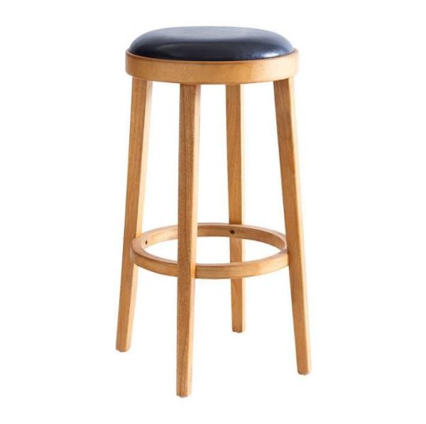 Specific Bar Chair Newest Design Wood Modern Upholstered Round High Chairs for