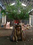 Theme Park Garden Animatronic Plant Talking Tree Sunproof
