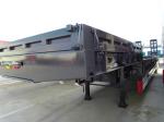 Double Containers CIVL Semi Trailer Trucks Low Bed Semi Trailer 2 AXLES