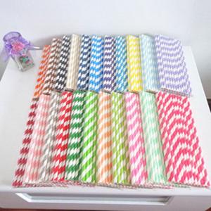 Wholesale 2016 New Color striped paper drinking straws wholsesale from china suppliers