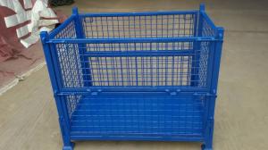 Wholesale Galvanized Foldable Steel Wire Mesh Storage Container from china suppliers