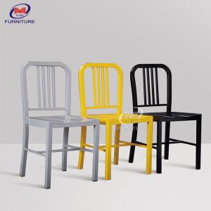 China Modern Colorful Navy Leisure Event Plastic Chair Metal Aluminum on sale