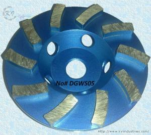 Wholesale Diamond Segmented Turbo Cup Grinding Wheel for Grinding and Polishing Granite - DGWS05 from china suppliers