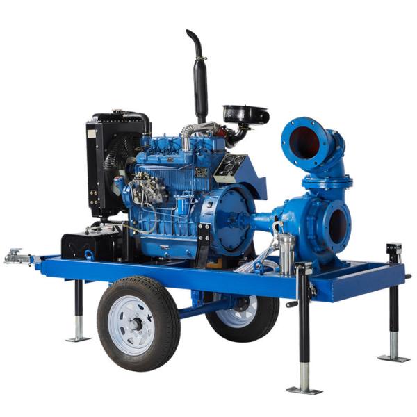 Mobile Water Pump Self Priming Pump Head 10 m Diesel Engine Water Pump for Irrigation