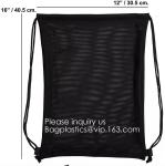Heavy Duty Laundry Nylon Mesh Stuff Bag with Sliding Drawstring,Durable Nylon