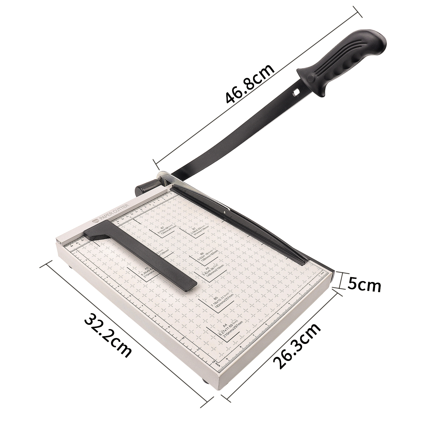 A4 Paper Trimmer 12 Sheets Cutting Thickness Steel Office Good Helper Manual Paper Cutter