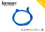 Bare Copper Category 6 Patch Cable UTP 4 Pair 90° Bending Injection Molded Boot