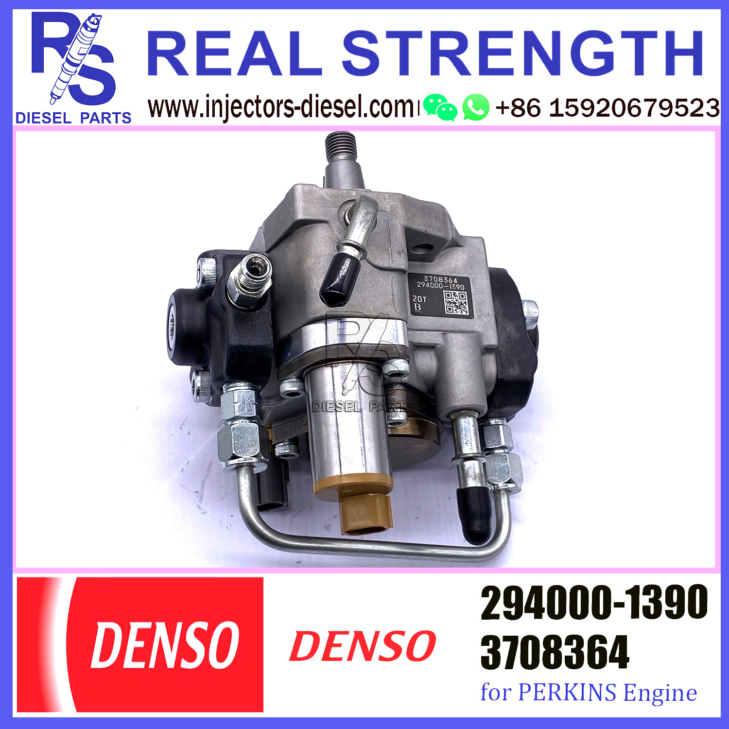 DENSO Diesel Engine Fuel HP3 pump 294000-1380 294000-1390 3708363 For PERKINS engine 3708364 3708363