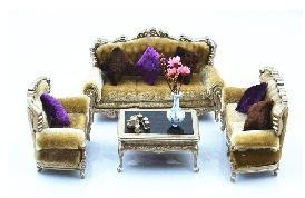 European style model sofa-European scale sofa,model furnitures,architectural