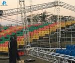 Iron Steel Portable Stadium Seats , Dismountable Outdoor Nationals Stadium