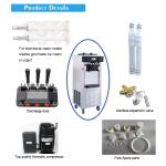 Automatic 3 Flavors Commercial Ice Cream Making Machine 20-28 L/H Capacity 110