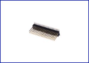 Wholesale Pitch0.8 mm 2*20P header connector Black Brass material Gold-plated Environmental protection from china suppliers