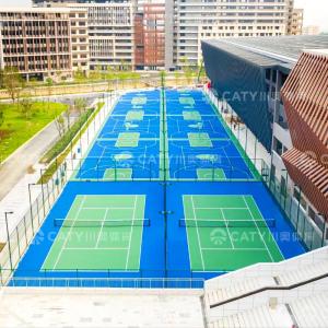 Wholesale Eco-Friendly Shock-Absorbing Elastic Acrylic Court for Basketball Volleyball Badminton Pickleball Futsal Tennis Court from china suppliers