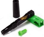 SC APC Fiber Optic Fast Connector 90N Tensile Strength For Patch Cable