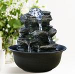 Rock Mountain Indoor With Glass Ball Polyresin Home Interiors Decoration Living